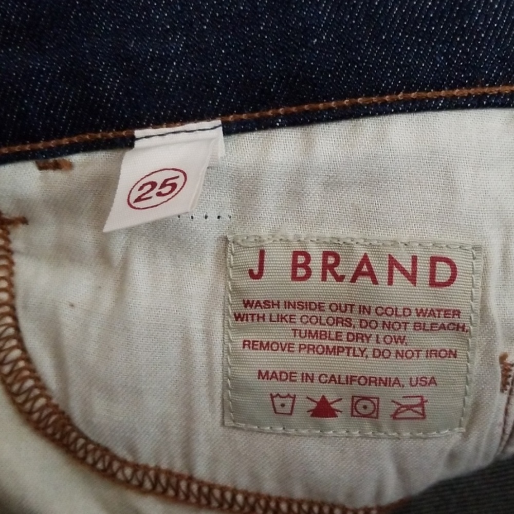 J Brand Women's Skinny Dark Blue Jeans Size 25 - Picture 4 of 4